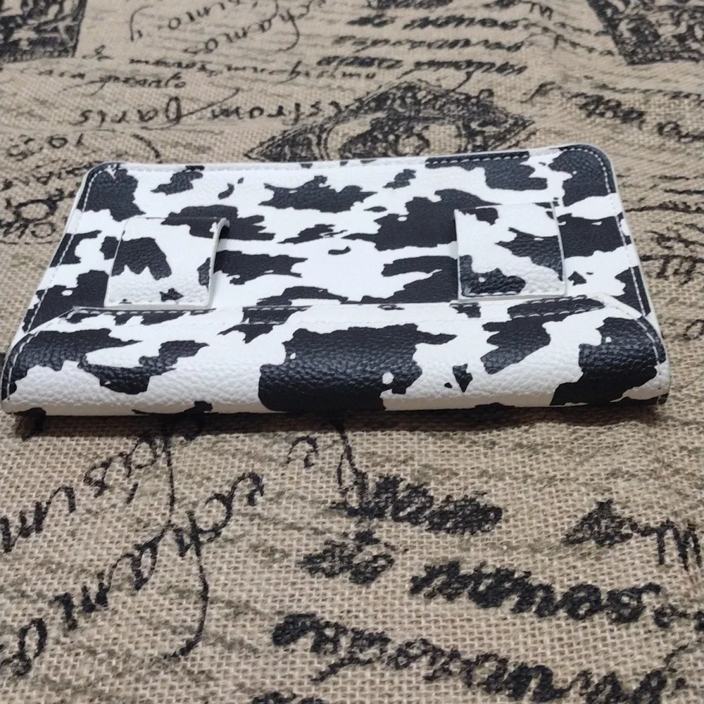 Cell Phone Holster 2 Belt Loop Cow Spots Pattern